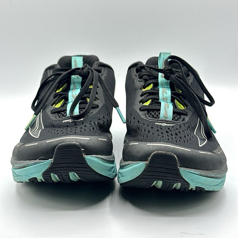 Altra Torin 4 Women's 7.5 Black Teal Athletic Running Sneakers Lace Up Low Top - Picture 2 of 15